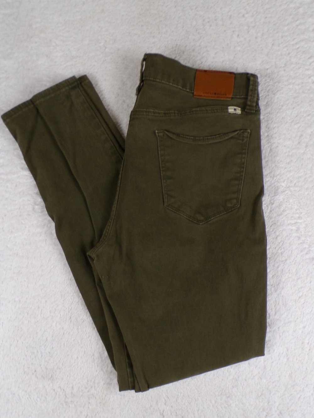 Lucky Brand Women's Size 10/30 Olive Green Brooke Legging Jean